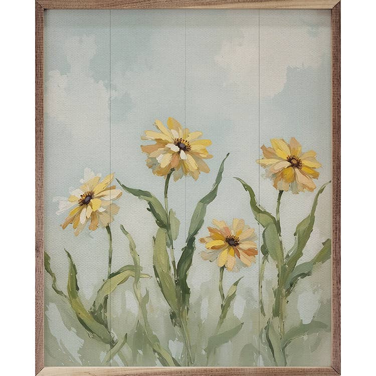 Yellow Field Of Flowers: 8x10