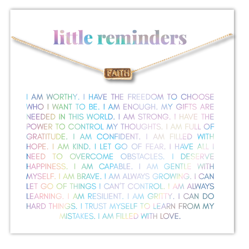 Reminders Necklace - Faith