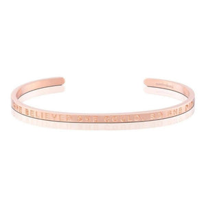 She Believed She Could, So She Did (no ink): Yellow Gold