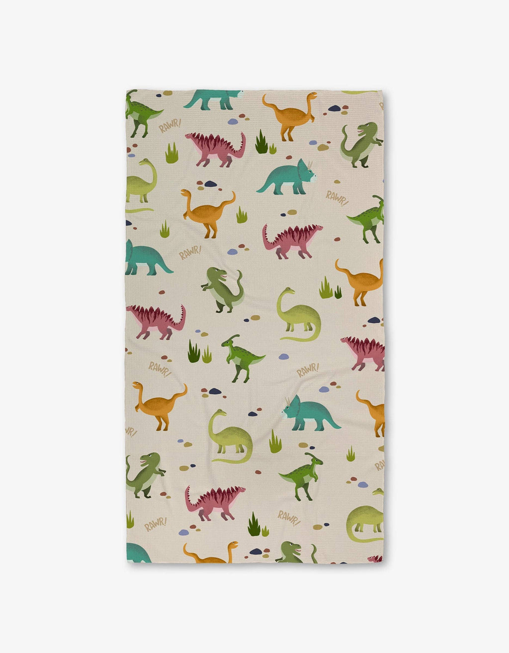 Dancing Dinos Luxe Bath Towel