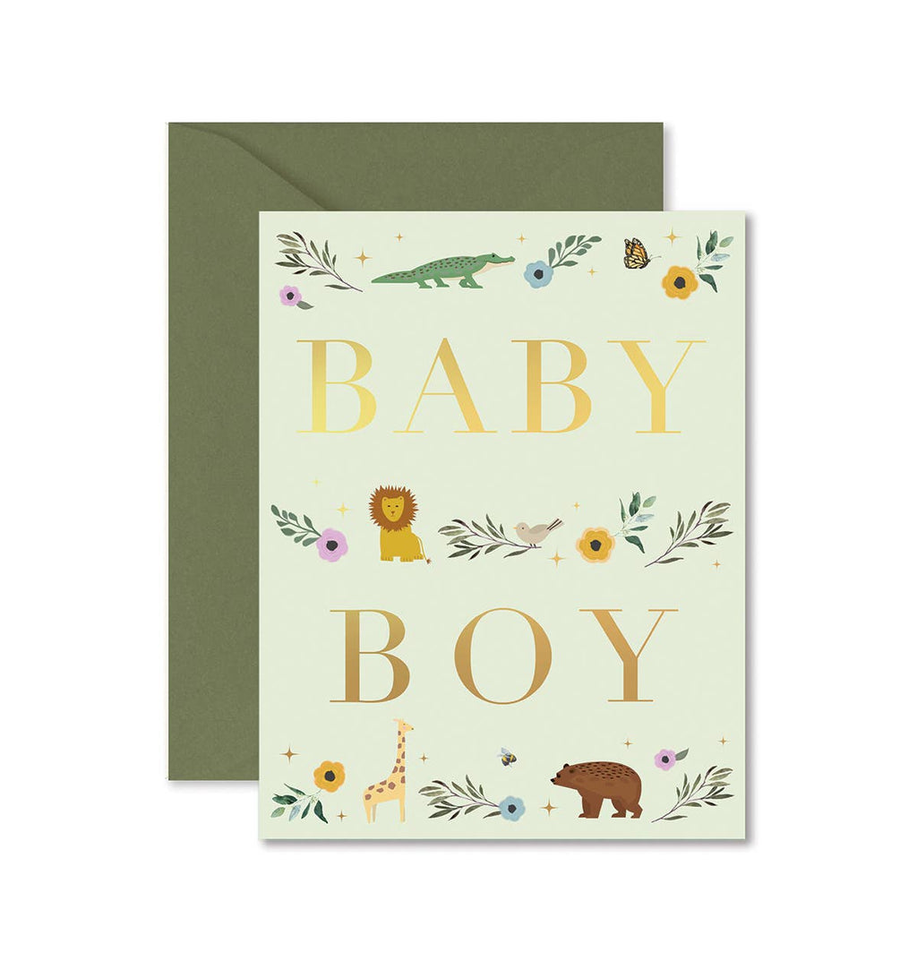 Baby Boy Greeting Card