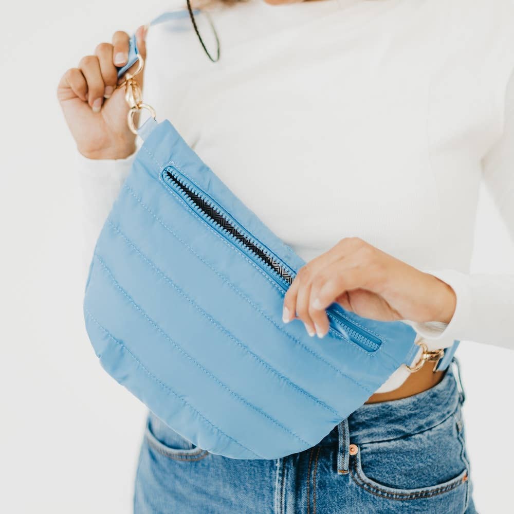 Puffer Belt Bag NEW COLOR: Leopard