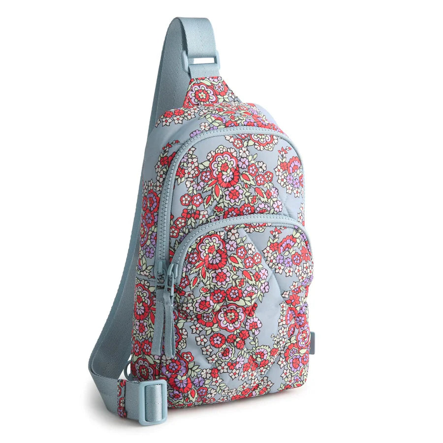 Lorman Sling Backpack -  Paisley Bouquet - Vera Bradley