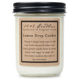 1803 Candles- 14oz Jar - Lemon Drop Cookie