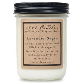 1803 Candles- 14oz Jar - Lavender Sugar