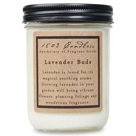 1803 Candles- 14oz Jar -  Lavender Buds