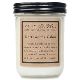 1803 Candles- 14oz Jar - Northwoods Cabin