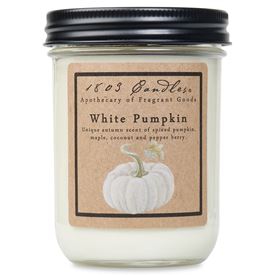 1803 Candles- 14oz Jar - White Pumpkin