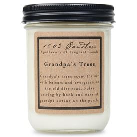 1803 Candles- 14oz Jar - Grandpa's Trees