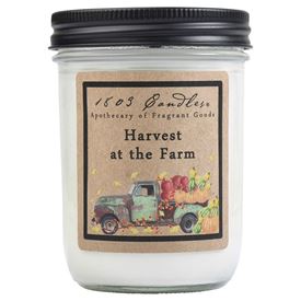 1803 Candles- 14oz jar - Harvest at The Farm