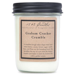 1803 Candles- 14oz Jar - Graham Cracker Crumble