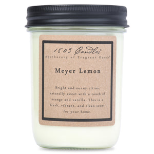 1803 Candles- 14oz Jar - Meyer Lemon