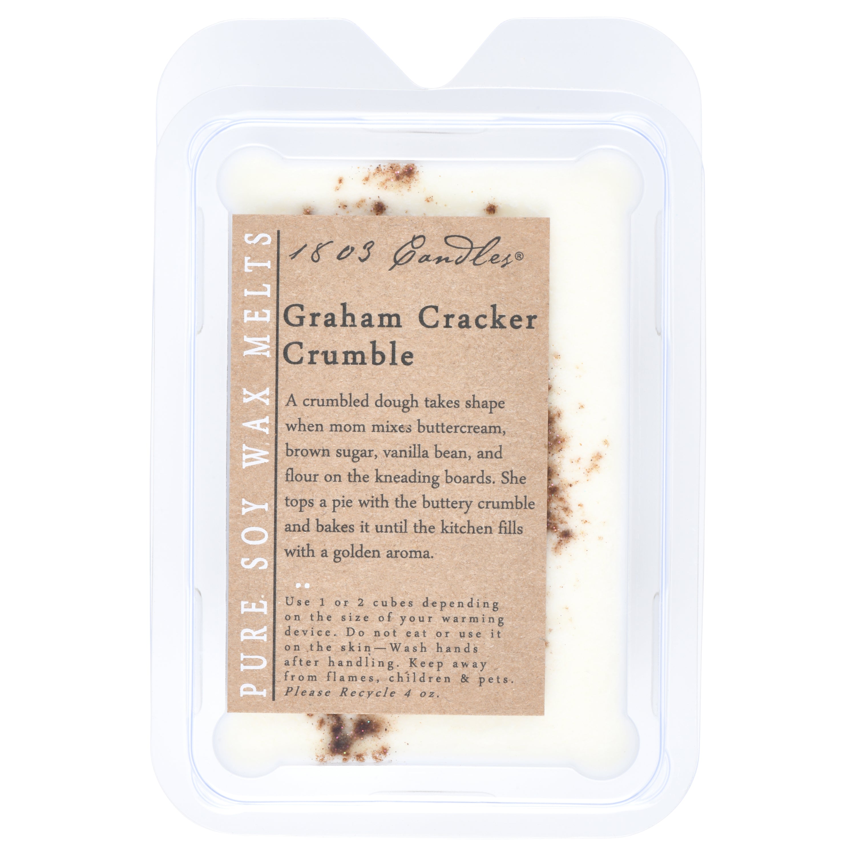1803 Candles- Melt - Graham Cracker Crumble