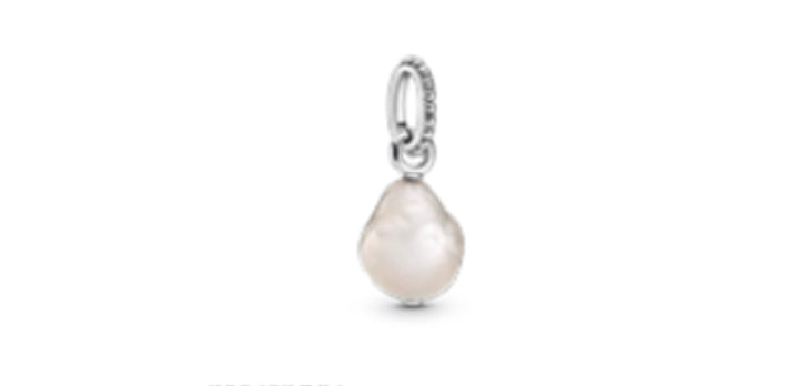 Freshwater Cultured Baroque Pearl Pendant- PANDORA- 399427C01