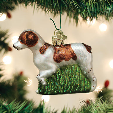 Brittany Spaniel Ornament - Old World Christmas
