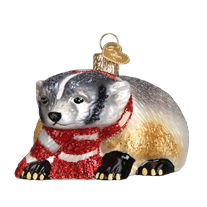Badger Ornament - Old World Christmas