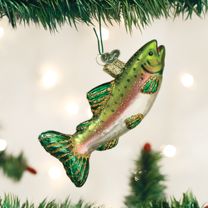 Alpine Rainbow Trout Ornament - Old World Christmas