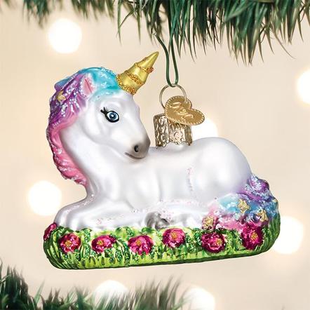 Baby Unicorn Ornament - Old World Christmas