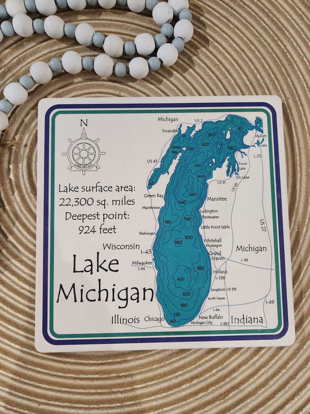 Lake Michigan Trivet