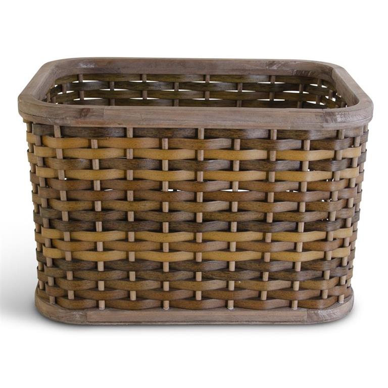 Rectangular Rattan Woven Nesting Baskets (3 Sizes)