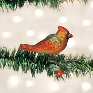 Gentle Cardinal Ornament - Old World Christmas