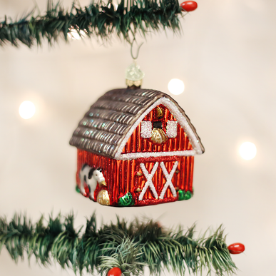 Barn Ornament - Old World Christmas