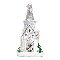 Sparkling Cathedral Ornament - Old World Christmas