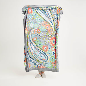 Plush Throw Blanket- Citrus Paisley-Vera Bradley