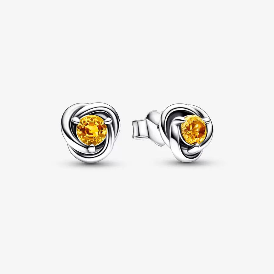 Honey Eternity Circle Stud Earrings - Pandora - 292334C04