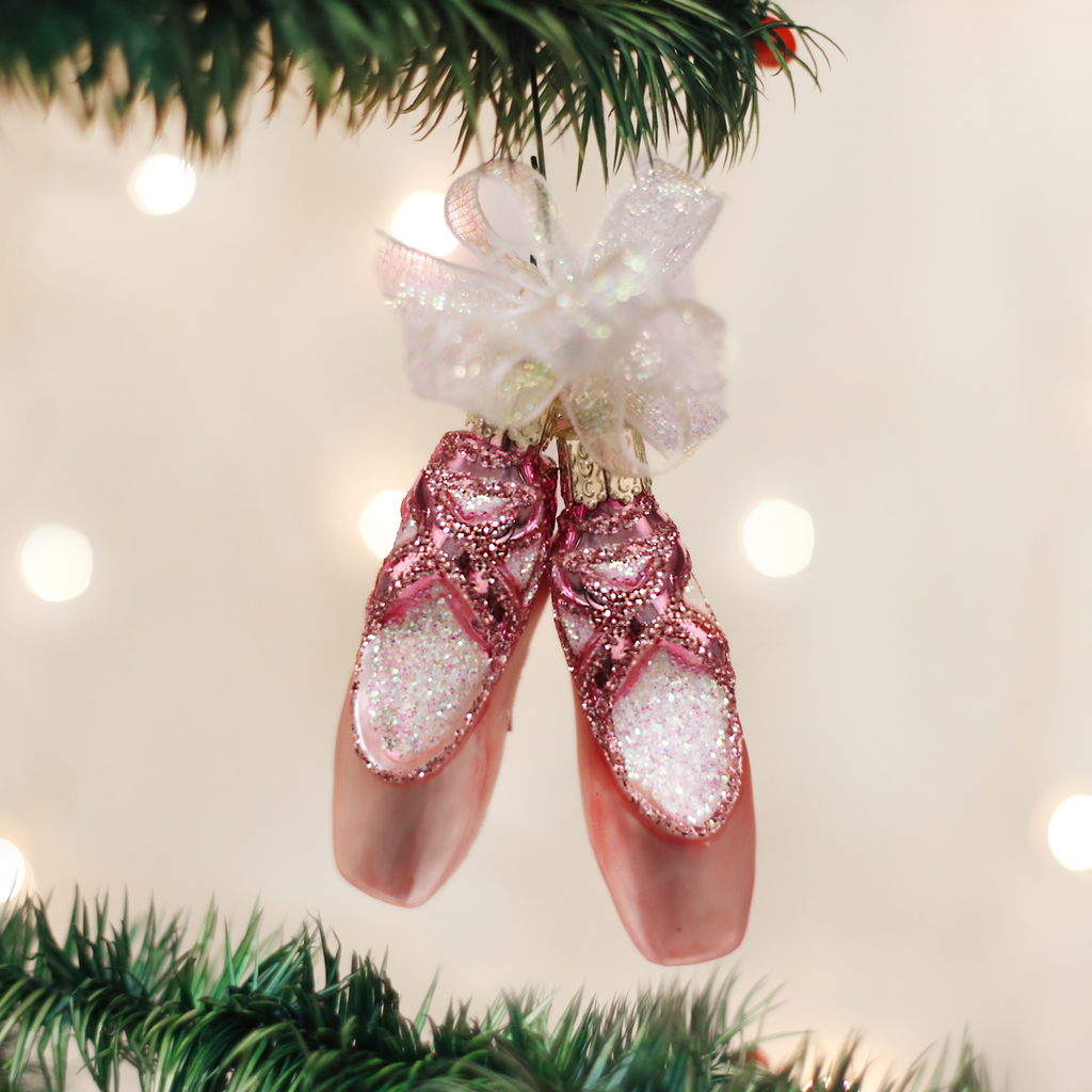 Pair of Ballet Slippers Ornament - Old World Christmas