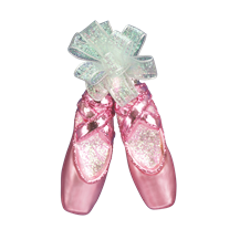 Pair of Ballet Slippers Ornament - Old World Christmas