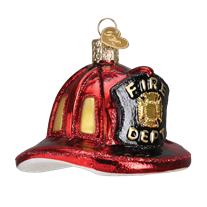 Fireman's Hat Ornament - Old World Christmas