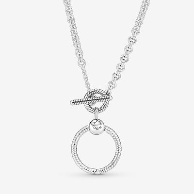 O Pendant T-bar Necklace - Pandora - 391157C00-50