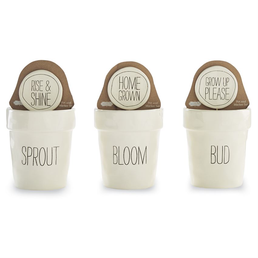 BLOOM POT AND MARKER SET - 3 Styles