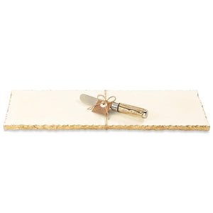 Marble & Gold Edge Hostess Set