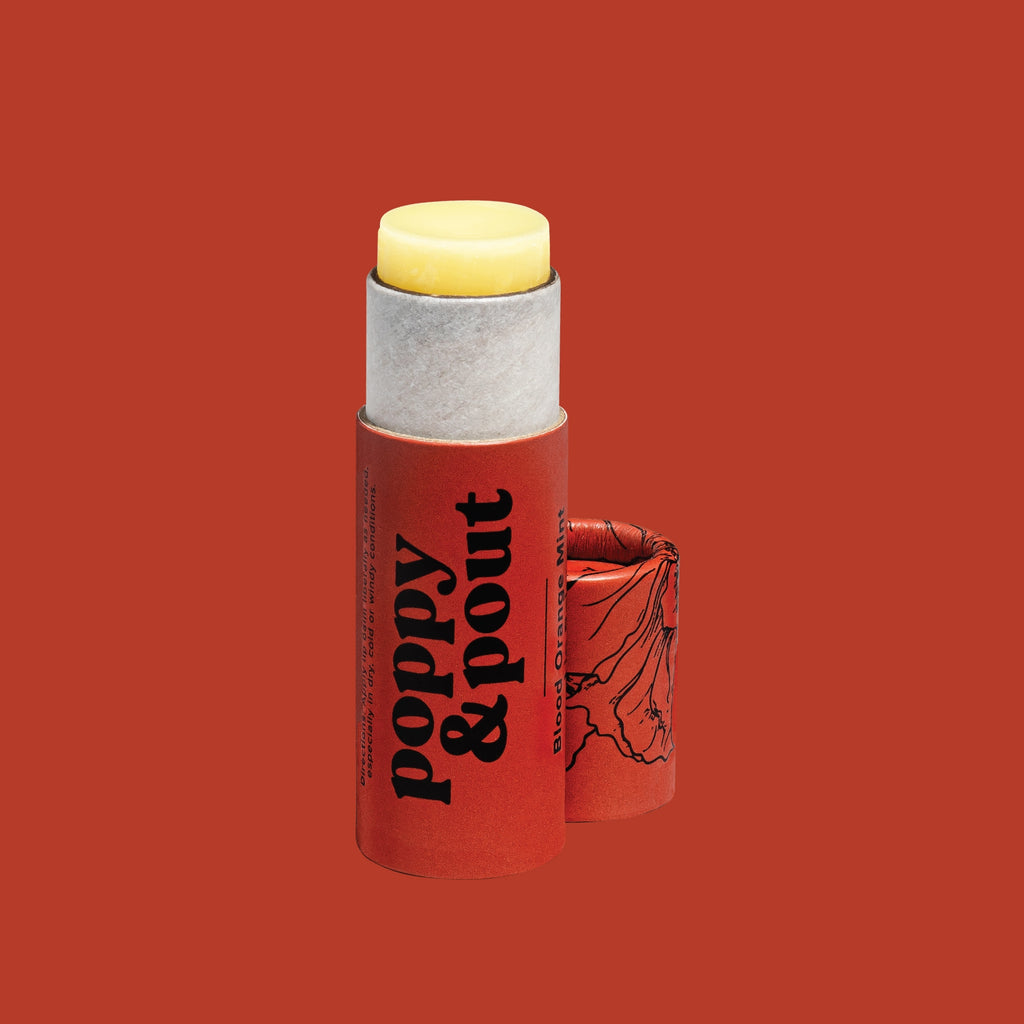 Poppy & Pout - Blood Orange Mint Lip Balm