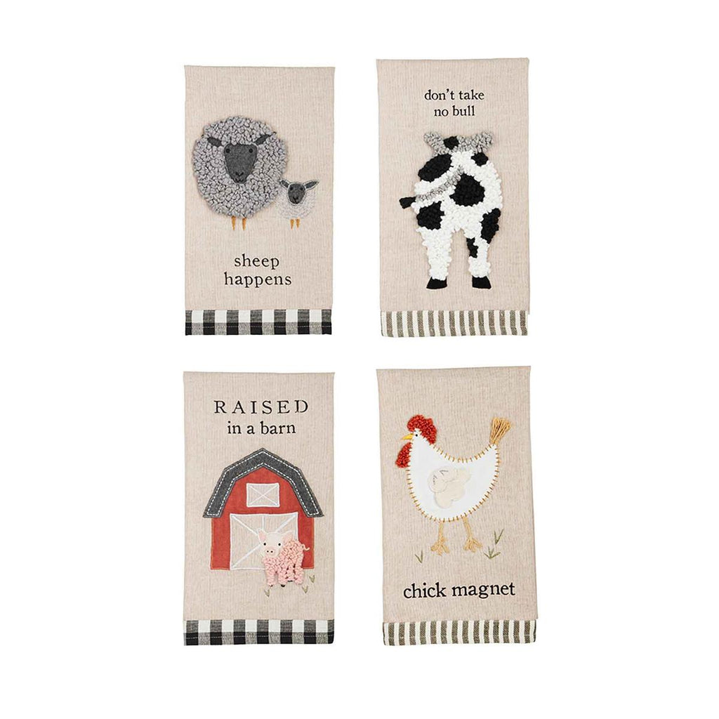 Farm Applique Towel (4 Styles)