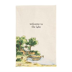 Lake Watercolor Towel (4 Styles)