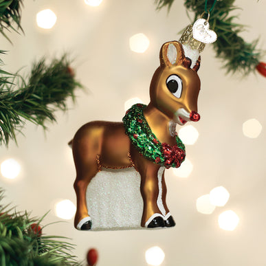 Rudolph The Red-nosed Reindeer Ornament - Old World Christmas