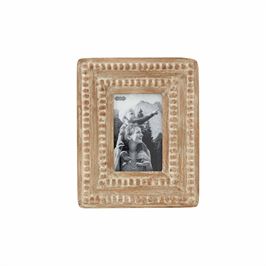 Small Beaded Wood Picture Frame (3 Styles)