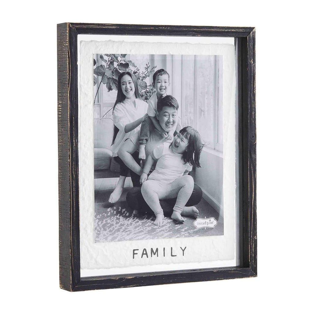 Family Glass Black Frame