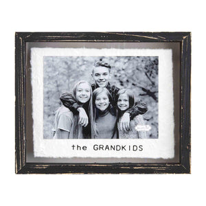 The Grandkids Glass Black Frame