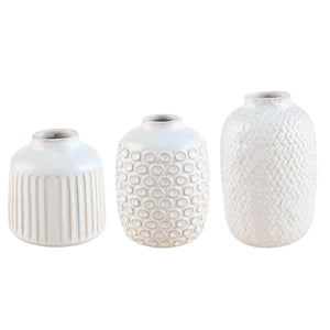 Textured Bud Vase (3 Styles)