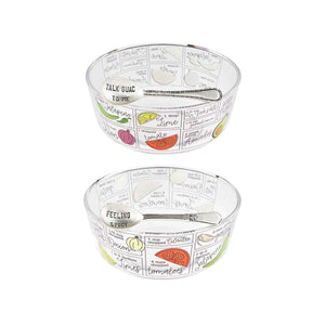 Fiesta Recipe Dip Bowl Set (2 Styles)