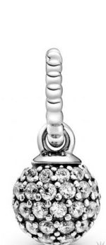 Pavé Ball Pendant Charm-Pandora