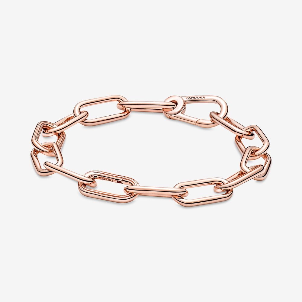 14k Rose Gold-plated Link Chain Bracelet - Pandora Me - 589588C00
