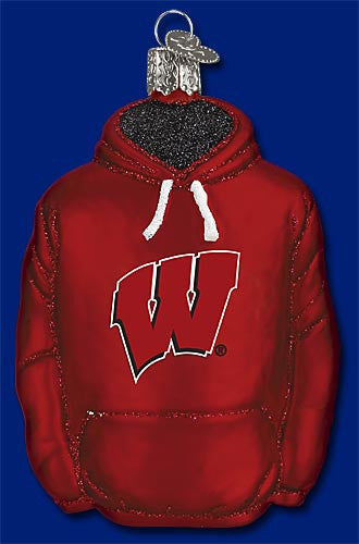 Wisconsin Hoodie Ornament - Old World Christmas