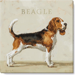 Beagle Giclee Canvas Wall Art- 5”x5”
