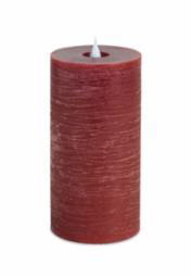 Flameless Red LED Candle- 3.5" x 7"