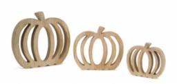 Wood Pumpkin Cut-Out (3 Sizes, EACH SOLD SEPARATELY)